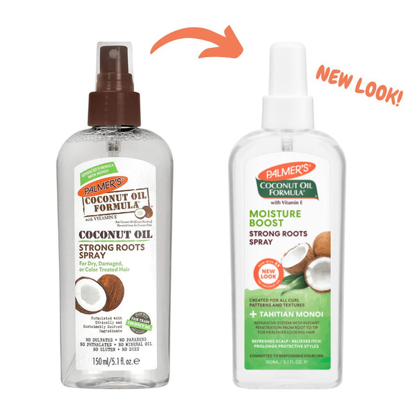 Palmers Coconut Oil Formula Strong Roots Spray - 150ml For Dry Damaged Hair - Afro Hair Boutique