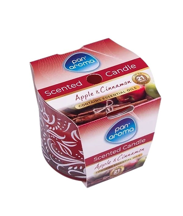 Pan Aroma  Scented Candle Apple And Cinnamon