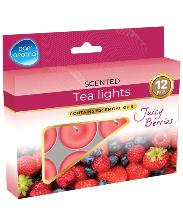 Pan Aroma  Scented Tea Lights Juicy Berries