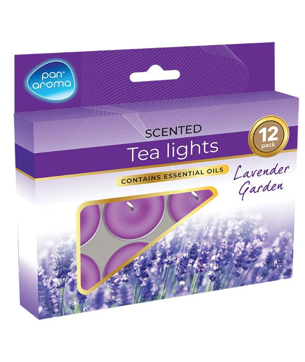 Pan Aroma  Scented Tea Lights Lavender Garden