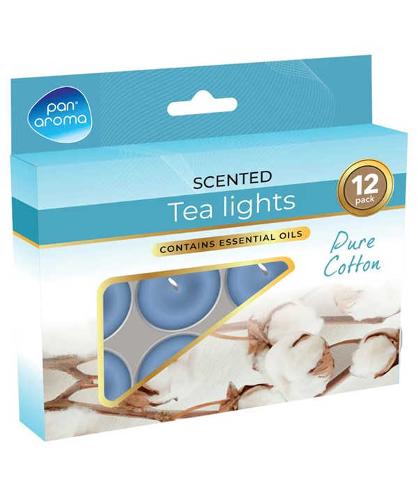 Pan Aroma  Scented Tea Lights Pure Cotton
