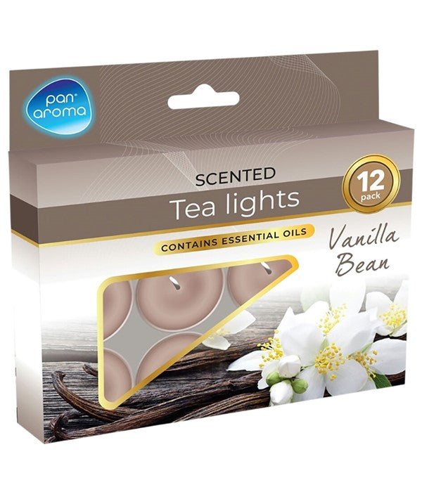 Pan Aroma  Scented Tea Lights Vanilla Bean