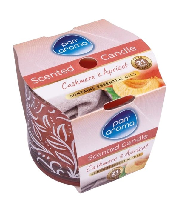 Pan Aroma  Scented Candle Cashmere And Apricot