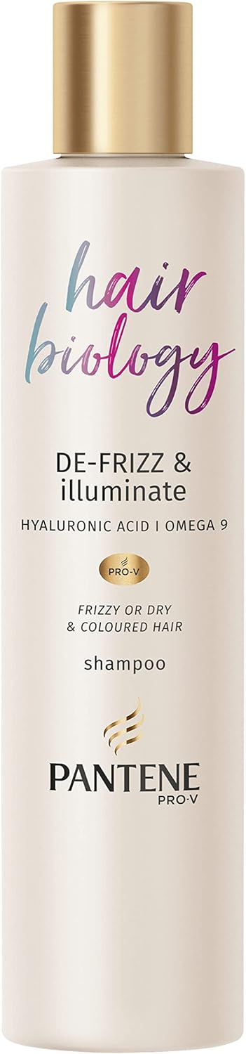 Pantene  Hair Biology De Frizz And Illuminate Shampoo