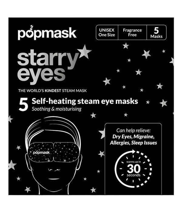 Pop Mask Starry Eyes 5 Self Heating Steam Eye Mask