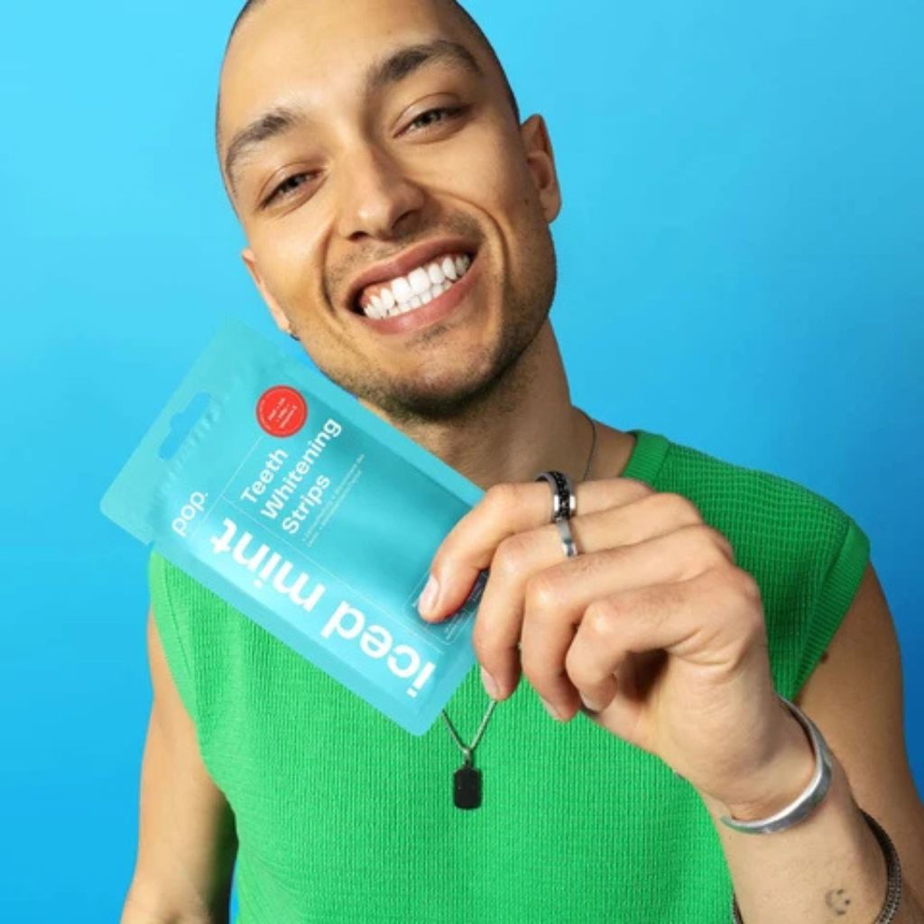 Pop Oral Beauty  Pop Iced Mint Teeth Whitening Strips