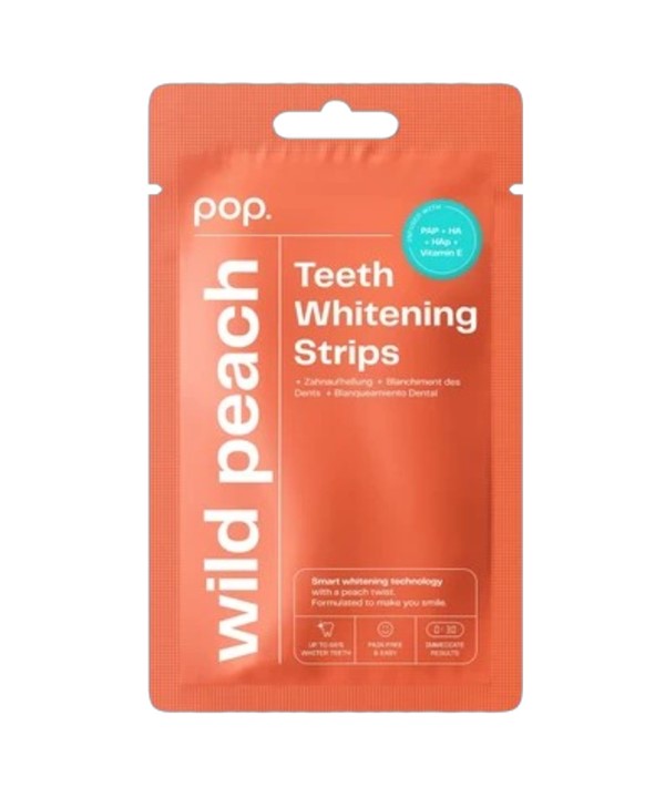 Pop Oral Beauty  Pop Wild Peach Teeth Whitening Strips
