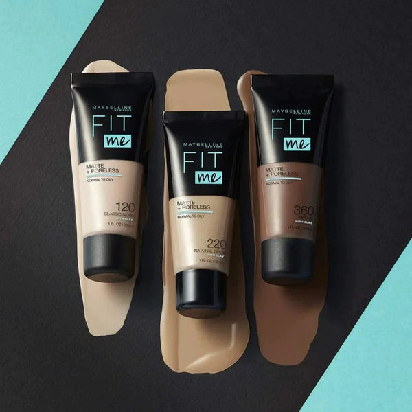 Maybelline Fit Me Matte Plus Poreless 16H Oil Control Foundation 18ml - Afro Hair Boutique
