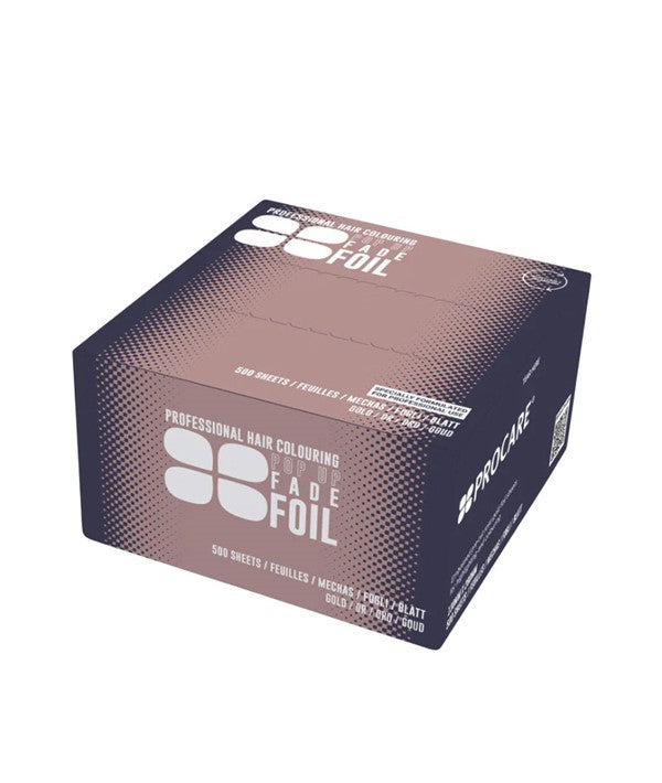 ProCare Professional Hair Colouring Embossed Pop Up Fade Foil Gold