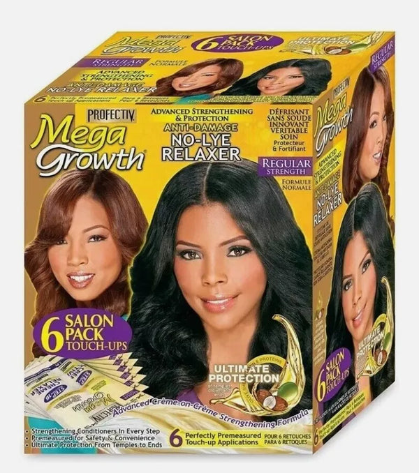 Profectiv | Mega Growth | Anti Damage No Lye Relaxer (Super & Regular) (6 Touch-Ups) - Afro Hair Boutique