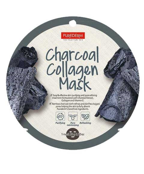 Amirose Purederm Charcoal Collagen Mask