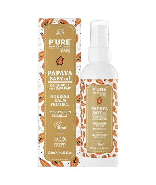 Pure Papayacare  Baby Papaya Calendula With Paw Paw Baby Oil