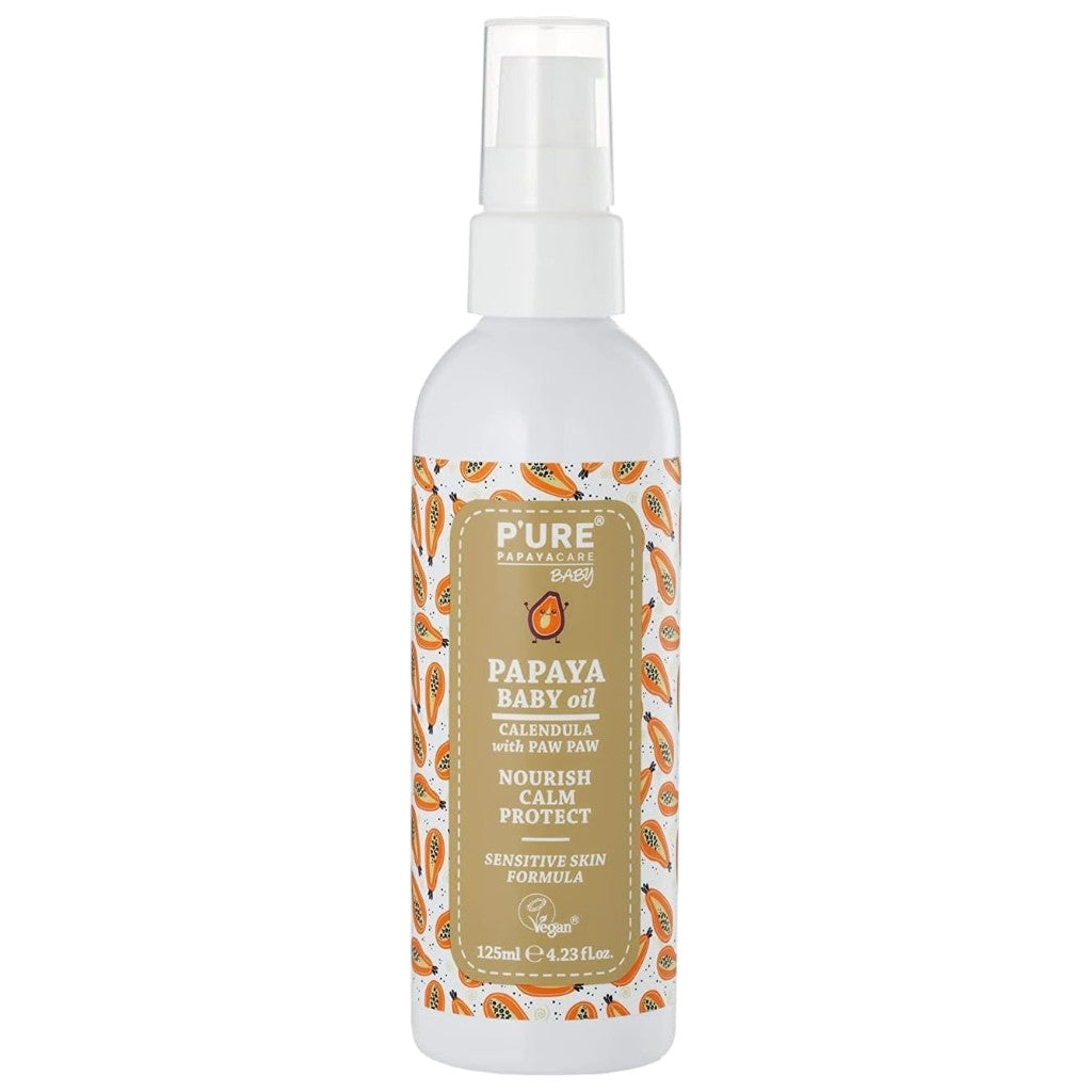Pure Papayacare  Baby Papaya Calendula With Paw Paw Baby Oil