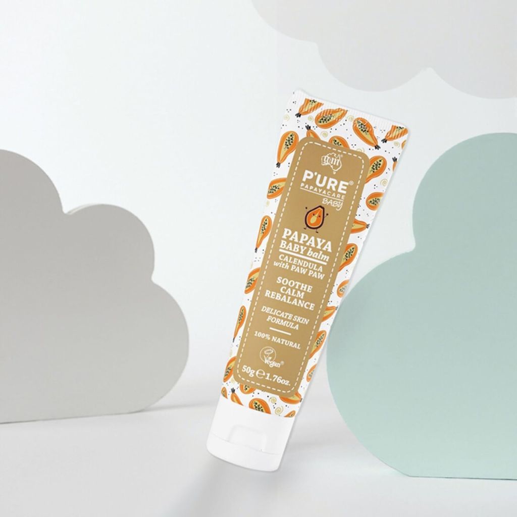 Pure Papayacare  Baby Papaya Soothe Calm Rebalance Baby Balm