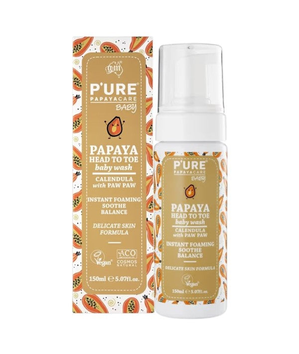 Pure Papayacare  Baby Papaya Head To Toe Wash