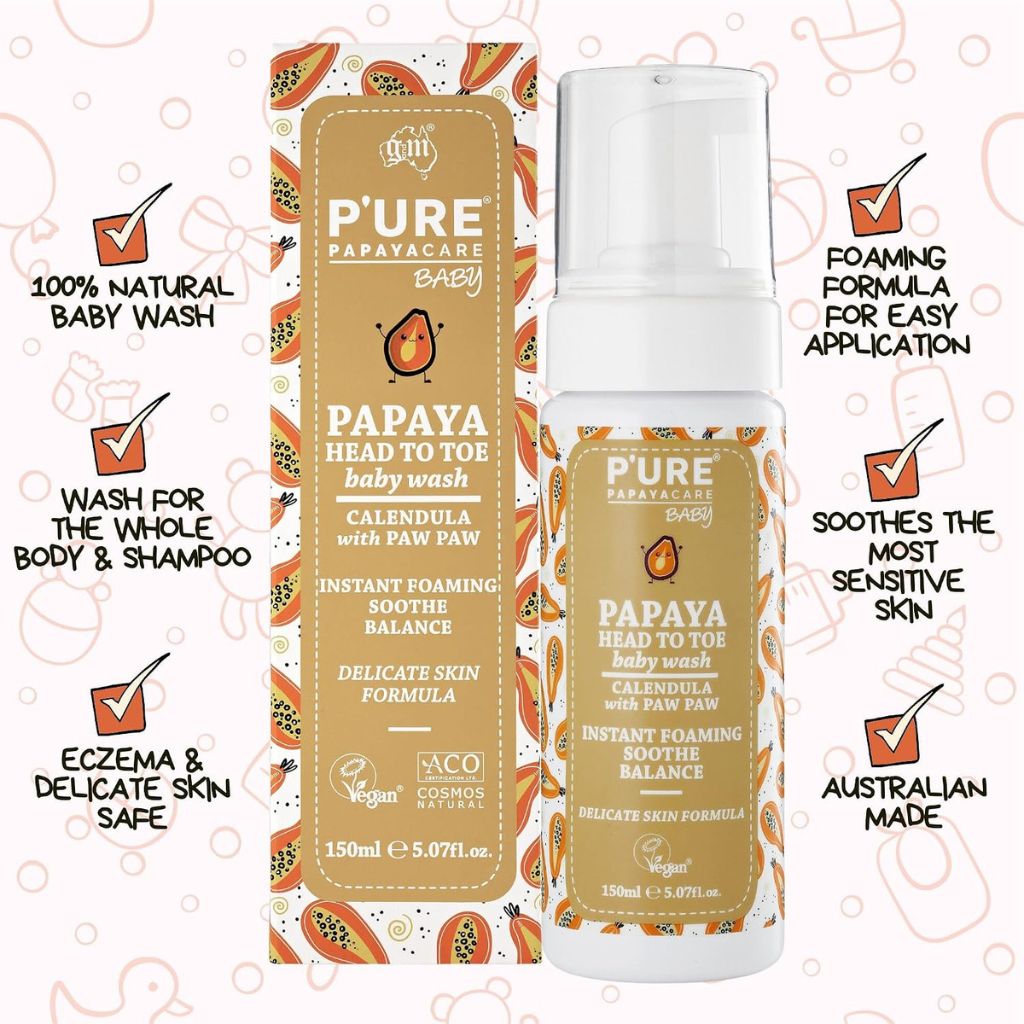 Pure Papayacare  Baby Papaya Head To Toe Wash