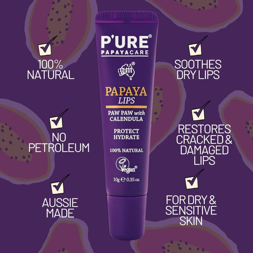 Pure Papayacare  Papaya Lips Paw Paw With Calendula