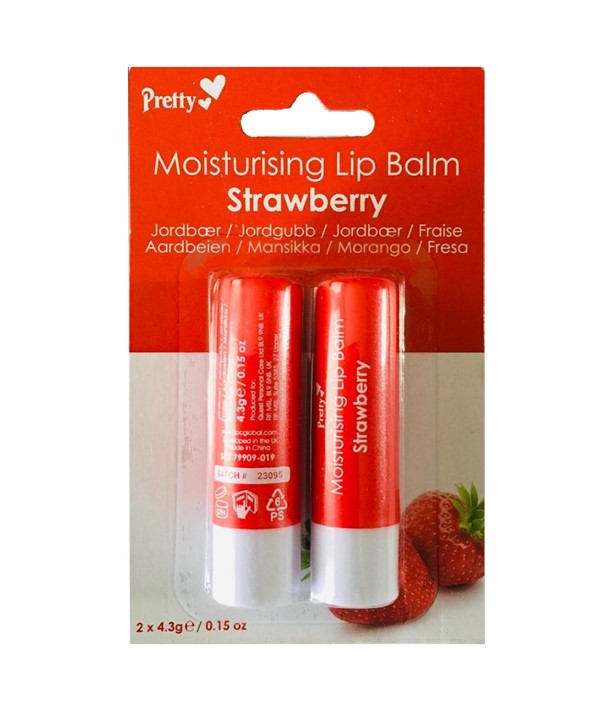 Quest Pretty Moisturising Lip Balm Strawberry
