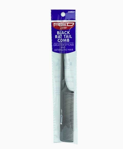 Red By Kiss Black Rat Tail Comb CMB37