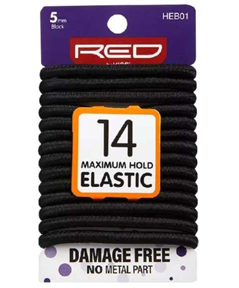 Red By Kiss  Black 14 Maximum Hold Elastic HEB01