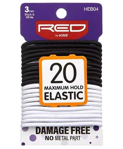 Red By Kiss Black And White 20 Maximum Hold Elastic HEB04