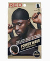 Red By Kiss  Power Wave Silky Satin Durag HD11 Black