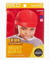 Red By Kiss  Kids Powerwave Velvet Durag HJ34