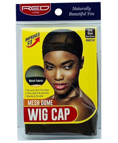 Red By Kiss Mesh Dome Wig Cap Dark Brown HWC10