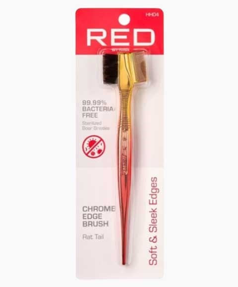 Red By Kiss  Chrome Edge Rat Tail Brush HH04