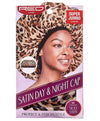 Red By Kiss  Satin Day And Night Cap Leopard HDNP05