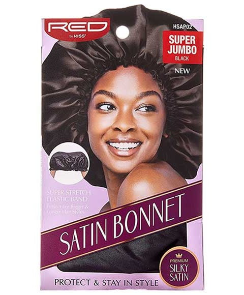 Red By Kiss  Satin Bonnet Black HSAP02