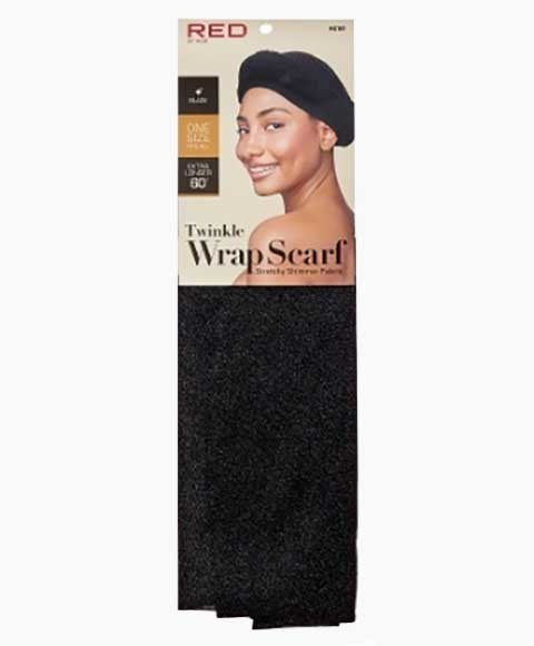 Red By Kiss  Twinkle Wrap Scarf HQ181 Black