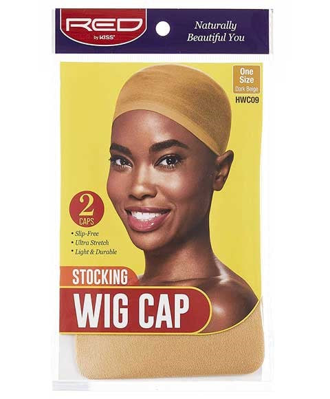 Red By Kiss Stocking Wig Cap Dark Beige HWC09