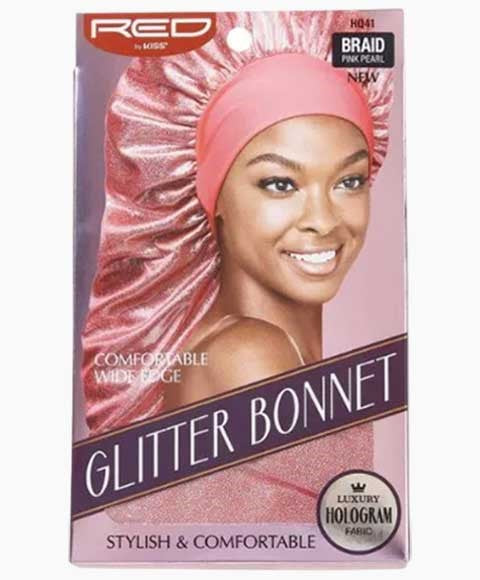 Red By Kiss  Glitter Bonnet Braid Pink Pearl HQ41