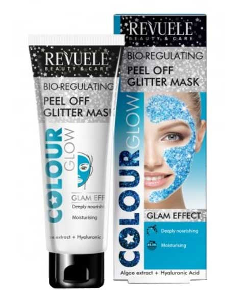 Revuele Colour Glow Bio Regulating Peel Off Glitter Mask