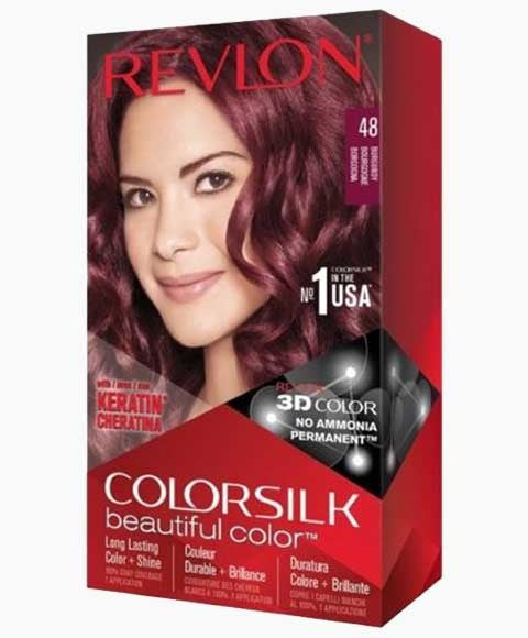 Revlon Colorsilk Beautiful Color Permanent Hair Color 48 Burgundy