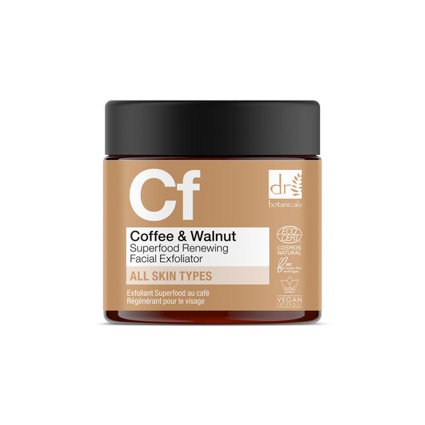 Dr Botanicals Cf Coffee And Walnut Superfood Renewing Facial Exfoliator 60ml