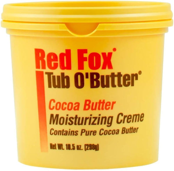 Africas Best Red Fox Tub O Butter Cocoa Butter Moisturizing Cream 298g - Afro Hair Boutique