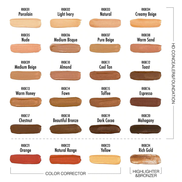 RK By Kiss HD Concealer And Foundation RKBC05 Nude 11ml