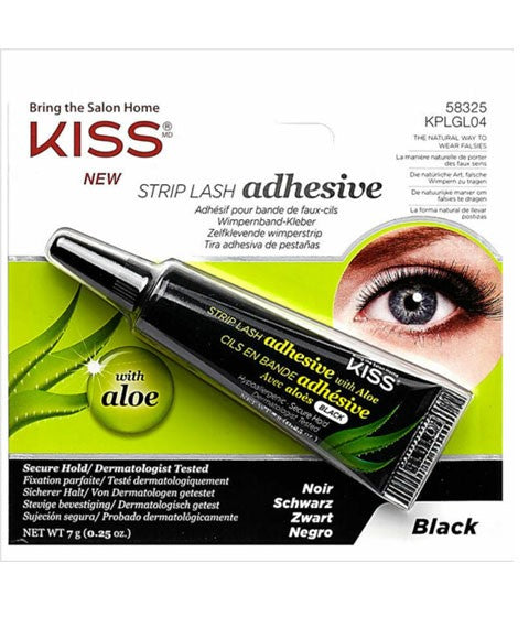RK by Kiss  Strip Lash Black Adhesive With Aloe 