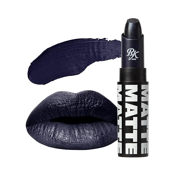 RK By Kiss  Matte Lipstick RMLS54 Black And Blue