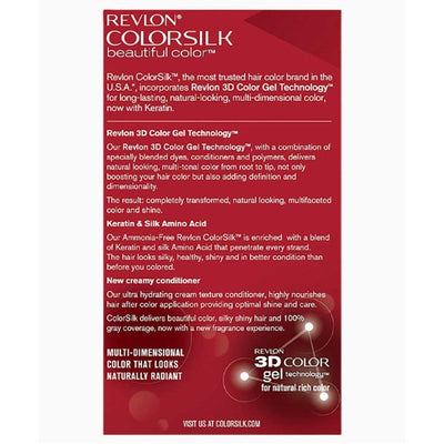 Revlon Colorsilk Beautiful Color Permanent Hair Color 45 Bright Auburn
