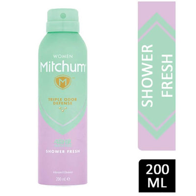 Revlon Mitchum Triple Odor Defense Deodorant Shower Fresh Deodorant Spray