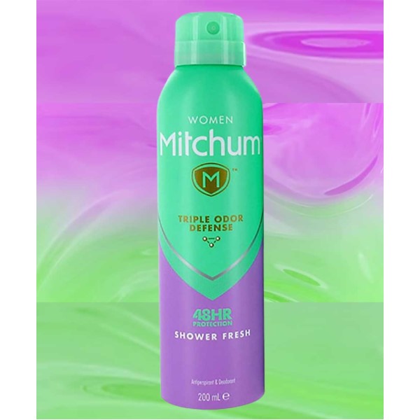 Revlon Mitchum Triple Odor Defense Deodorant Shower Fresh Deodorant Spray