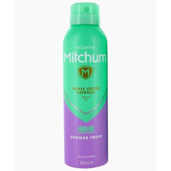 Revlon Mitchum Triple Odor Defense Deodorant Shower Fresh Deodorant Spray