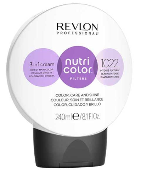 Revlon Nutri Color 3 In 1 Cream 1022 Intense Platinum