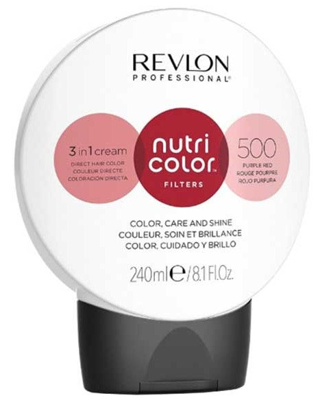 Revlon Nutri Color 3 In 1 Cream 500 Purple Red