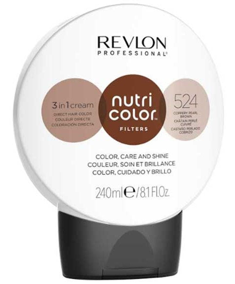 Revlon Nutri Color 3 In 1 Cream 524 Coppery Pearl Brown