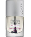 Loreal Resist And Shine Pro Keratin Base Top Nail Varnish
