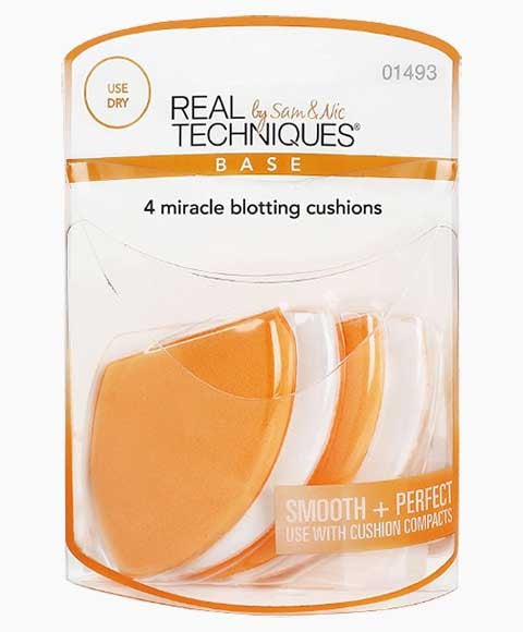 Real Techniques Smooth And Perfect 4 Miracle Blotting Cushions